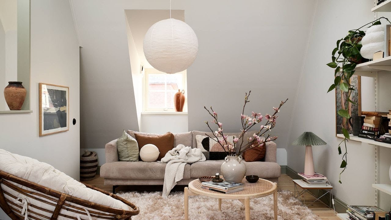 two serene Scandinavian duplex filled with light