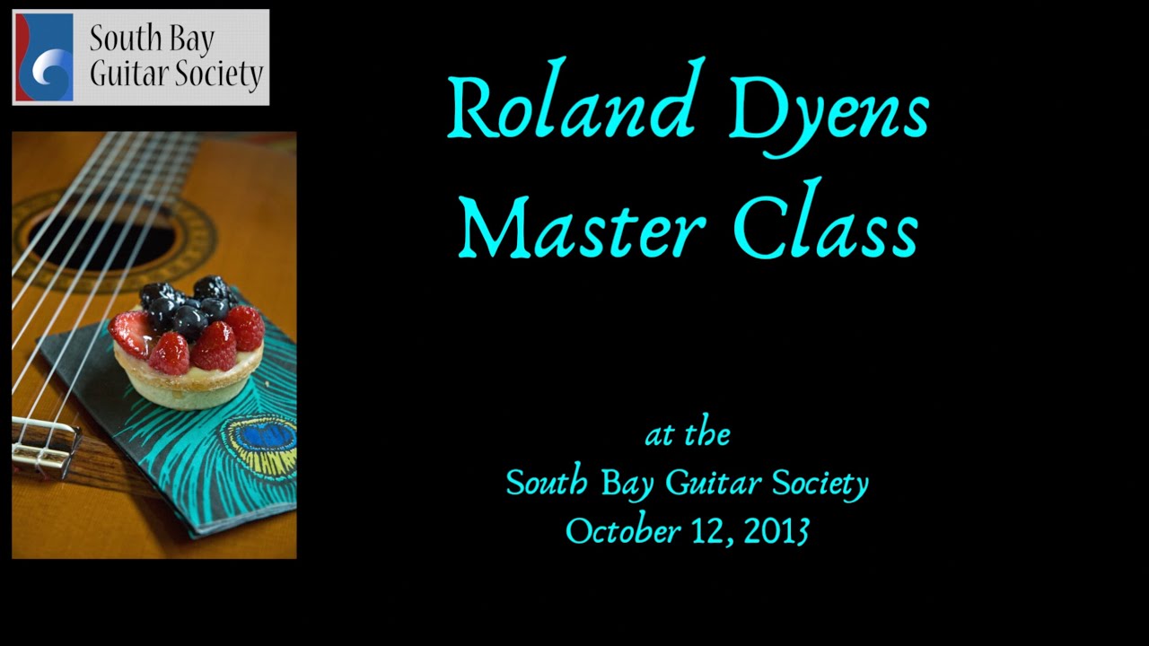 Roland Dyens Master Class 2013 - Pixinguinha 