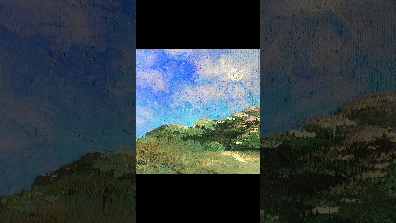 [Negative painting challenge] Blue Sky