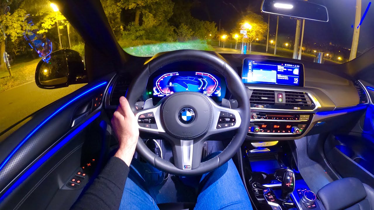 Новый BMW X4 2021 - НОЧНОЙ тест-драйв и ПОЛНЫЙ ОБЗОР (M Sport xDrive 20d)