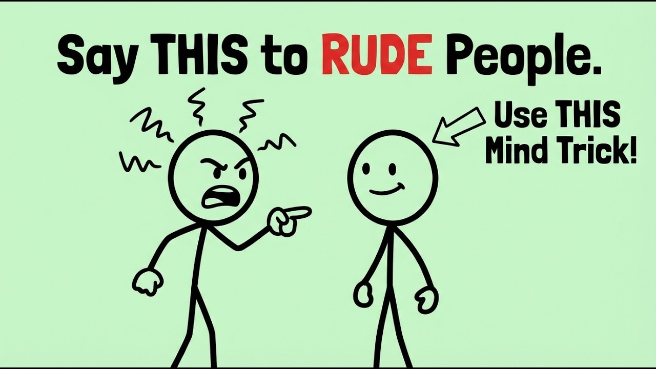 How to deal with rude people 