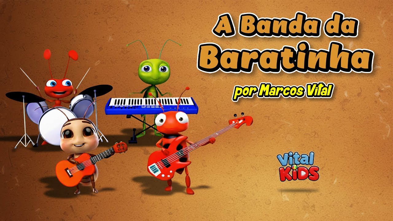 🪲 A BANDA DA BARATINHA 🎵 | Música Infantil Educativa sobre Sonhos | 👦 Vital Kids 👧