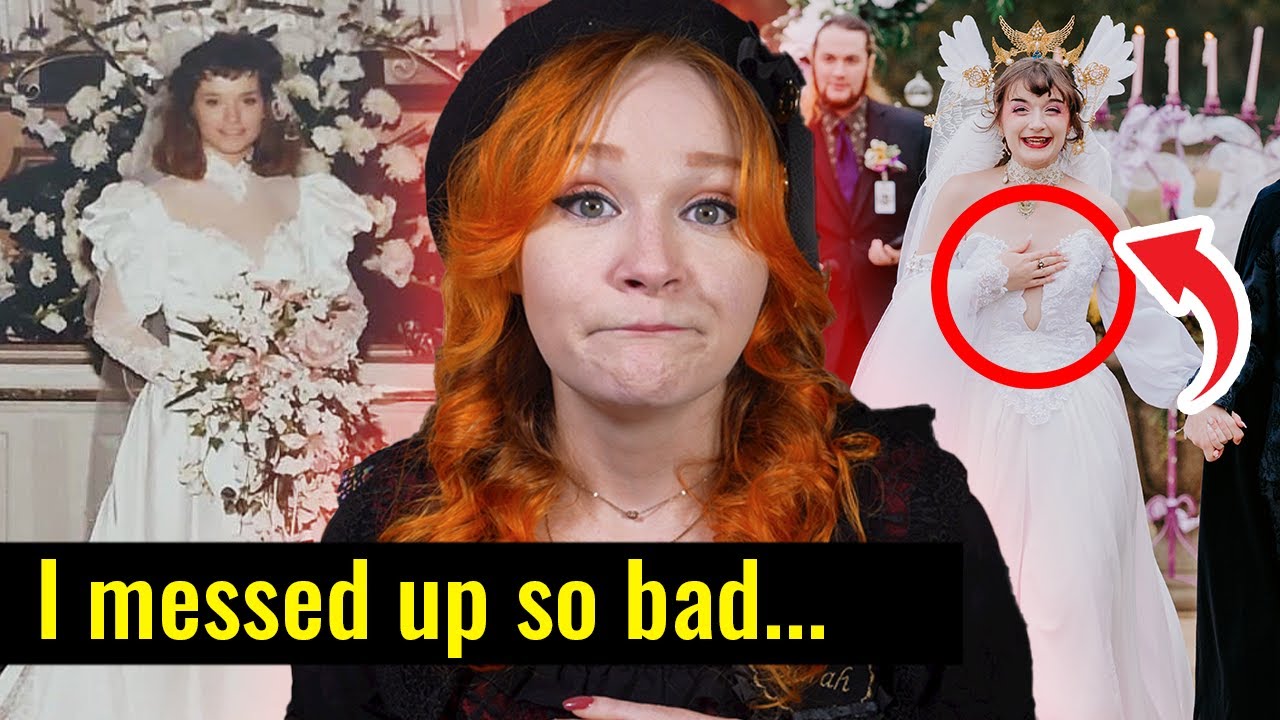 DRASTIC 1980’s Wedding Dress Makeover - that I kinda messed up...