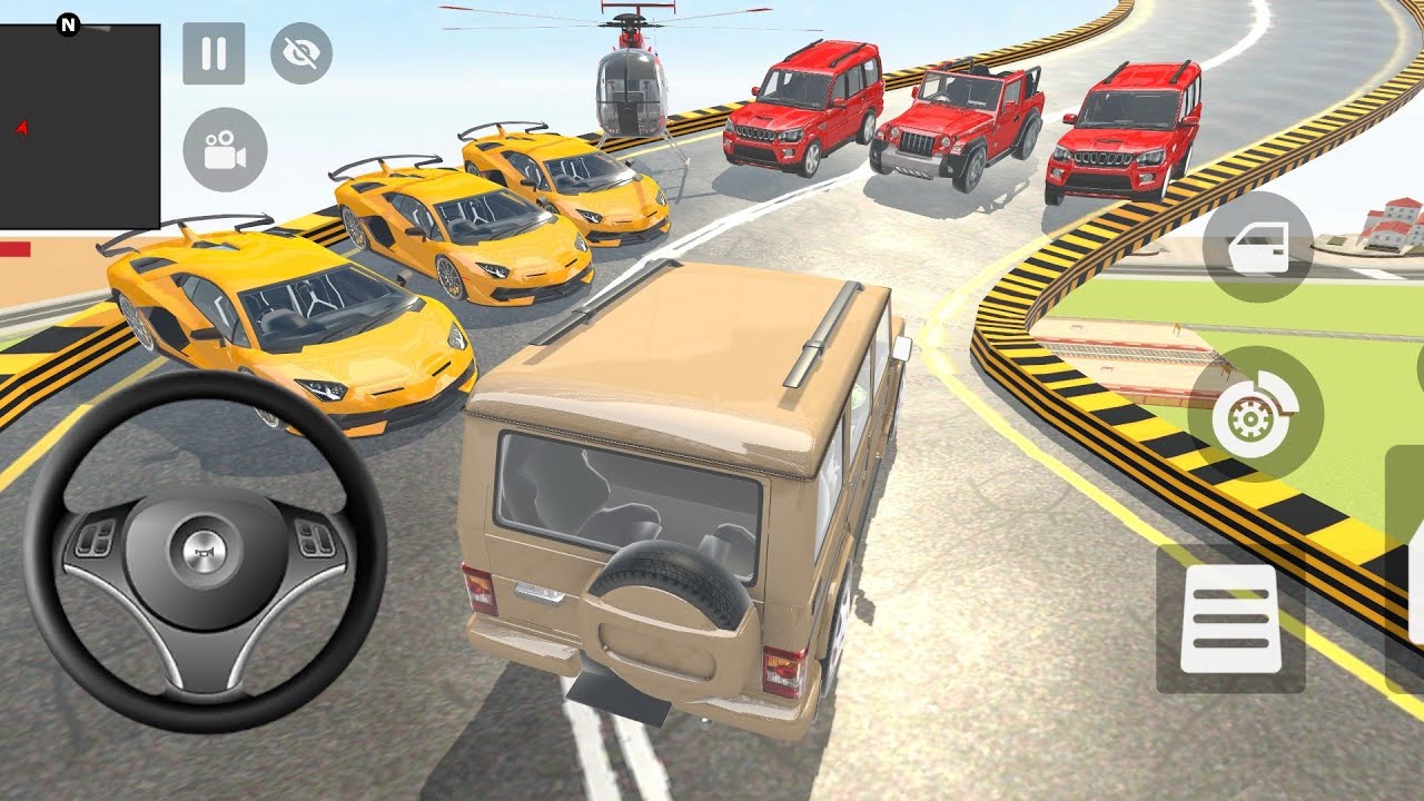 Franklin Purchase New Scorpio Car & Bike Police Car 🎮💥 indian Theaft Auto Simulator Game video 