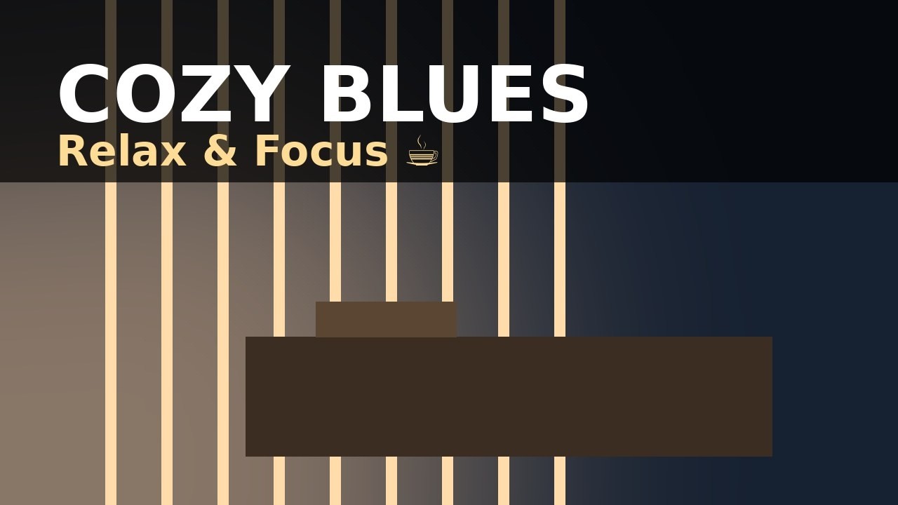 Warm Afternoon Room ☕ Gentle Blues Ambience | Quietly Yours