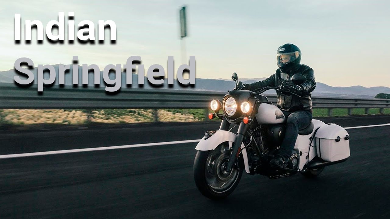 Indian Springfield Dark Horse - una moto vintage con mucha tecnología | Autocosmos