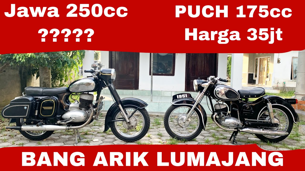 PUCH 175cc & JAWA 250cc lokasi Lumajang Jawa timur