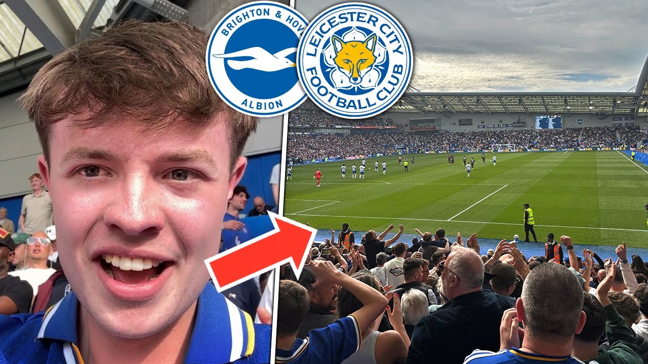 Away LIMBS As Leicester FINALLY Score🤯! Brighton 2-2 Leicester City Matchday Vlog