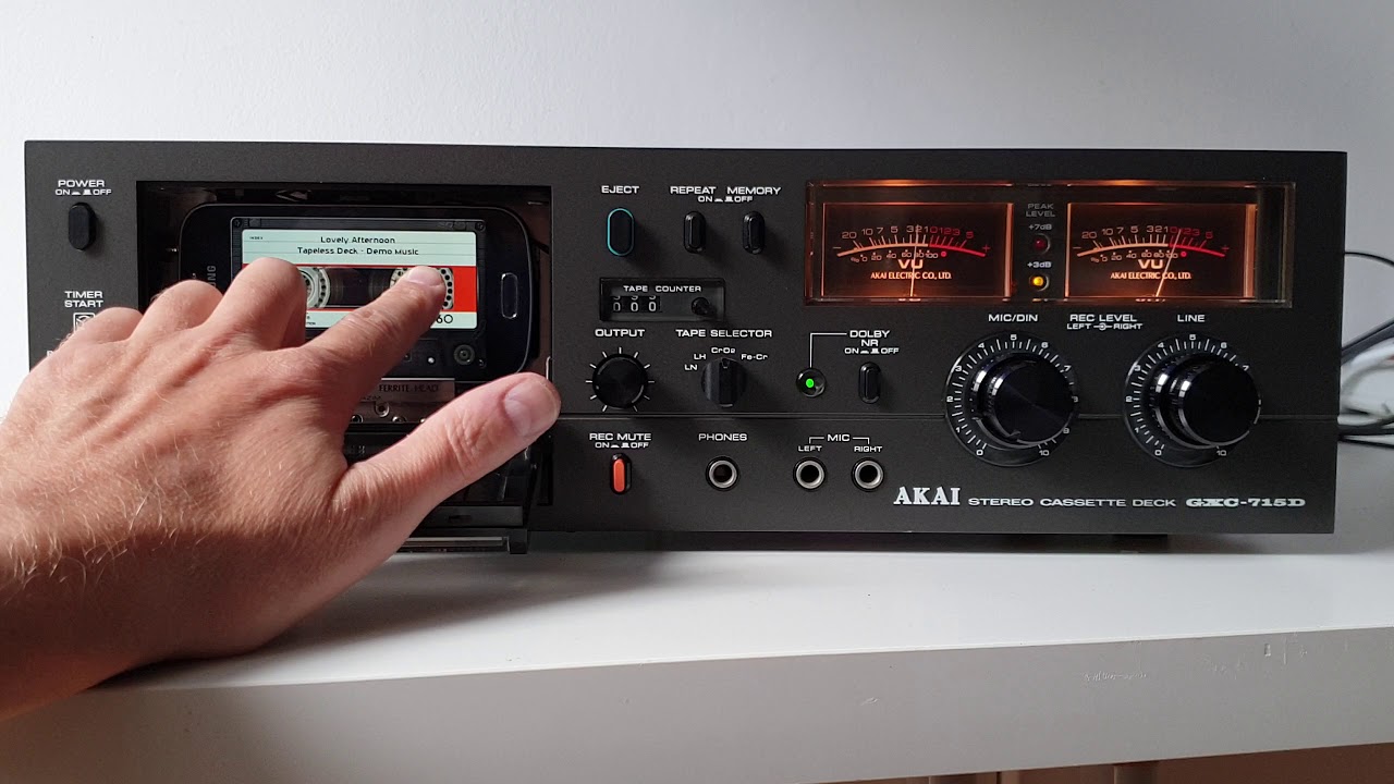 AKAI GXC-715D as MP3/FLAC player - Tapeless Deck Project