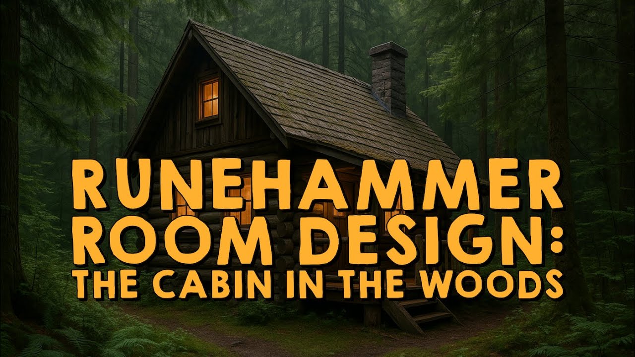 Дизайн комнаты Runehammer: Хижина в лесу (встреча с одним врагом)