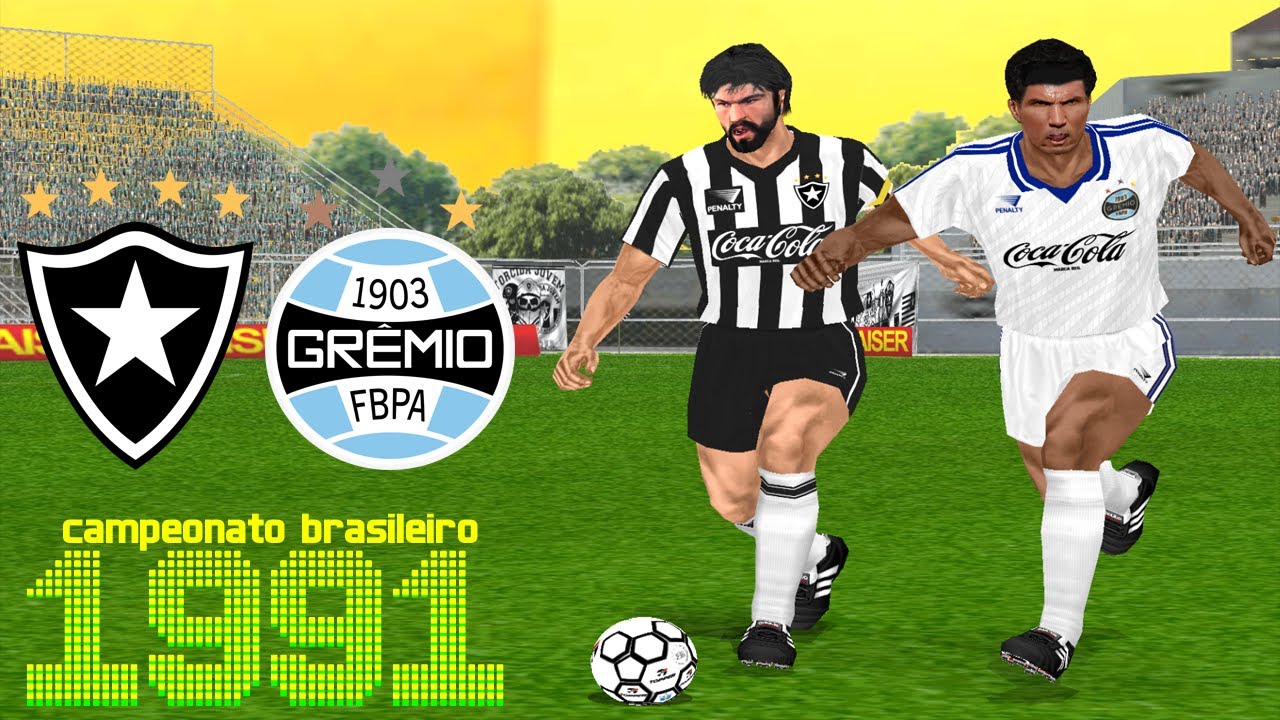 PES6: BOTAFOGO x GRÊMIO - CAMPEONATO BRASILEIRO 1991