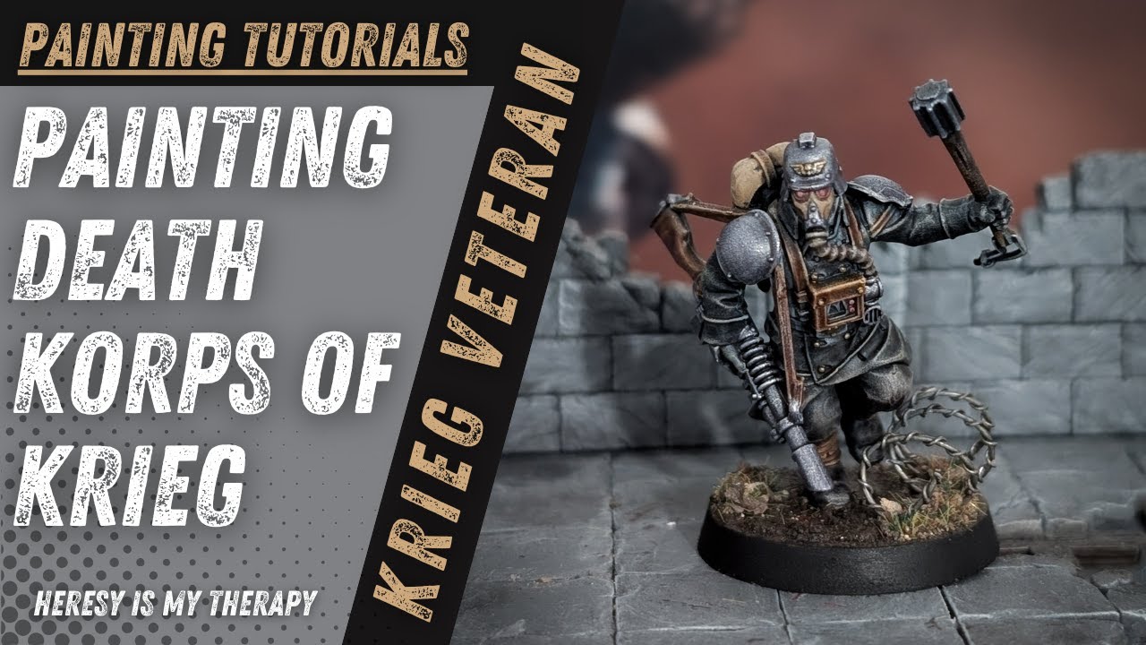 How to Paint GRIMDARK Death Korps of Krieg | Krieg Veterans