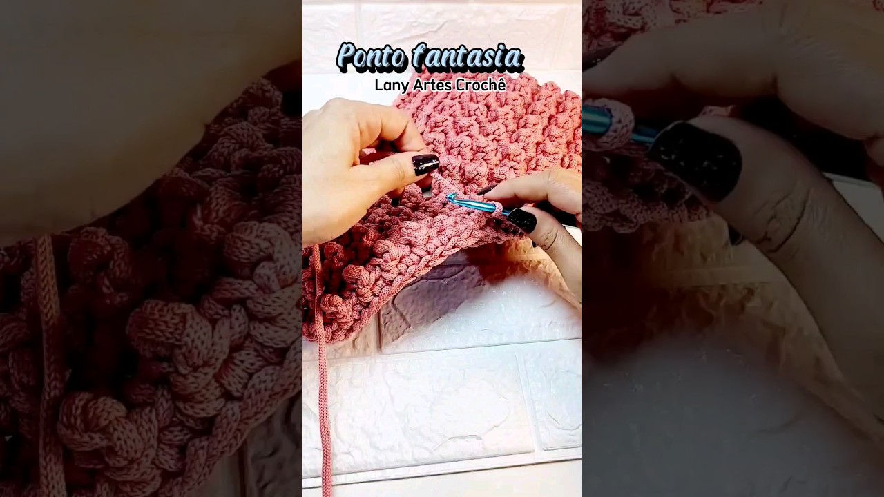 Ponto fantasia em croch&ecirc;
