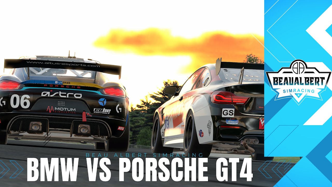 BMW M4 vs Porsche 718 GT4 BOP Comparison // iRacing