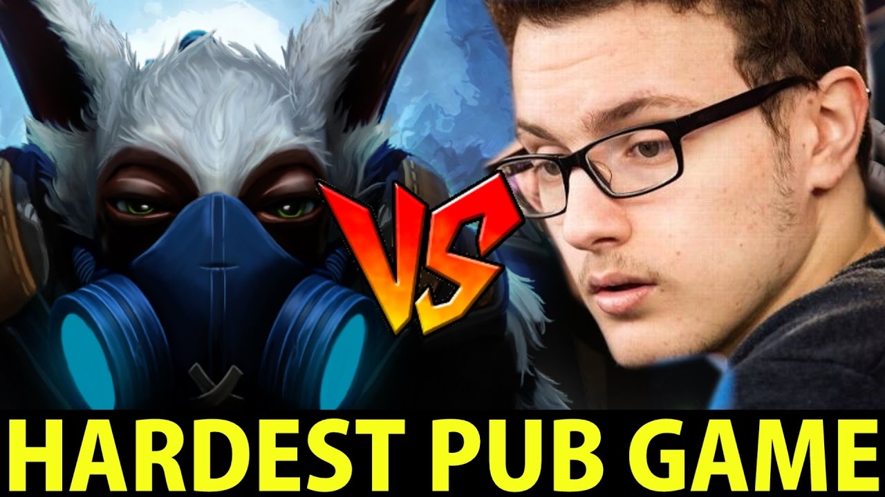 Miracle- Dota2 [Invoker] vs Meepo - The Hardest Pub Game