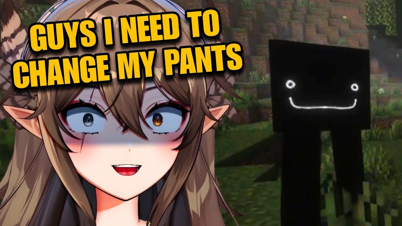 10 min of Kumi sharting herself by playing horror mods in minecraft
