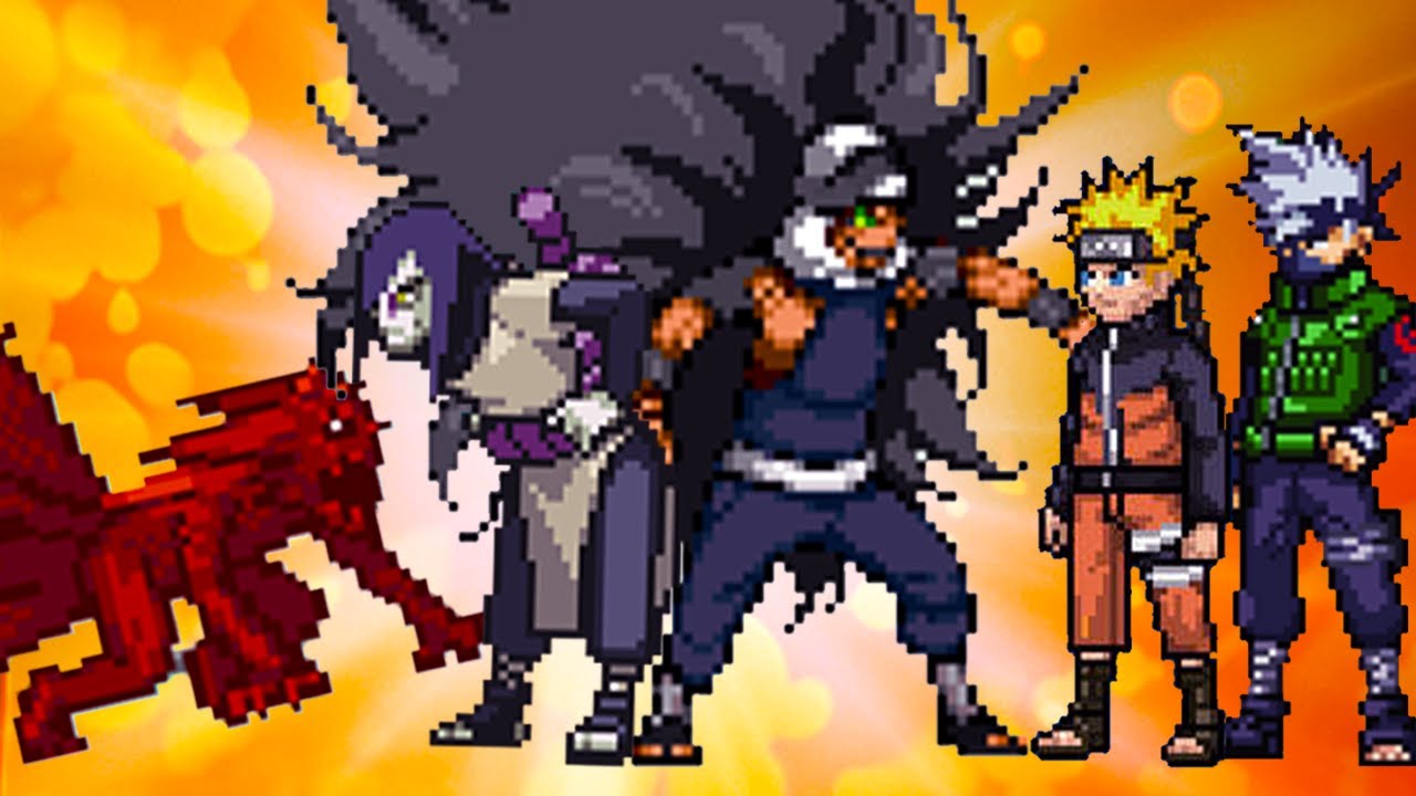 RECRIEI AS BATALHAS MAIS INCRÍVEIS DE NARUTO SHIPPUDEN NO MUGEN