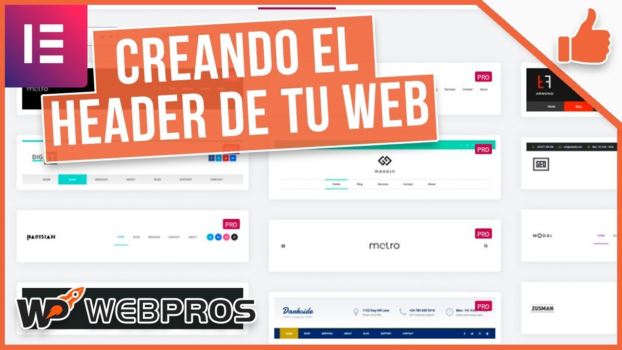Tutorial Elementor: Creando el Header o Cabecera de tu Pagina Web| ACTUALIZADO EN LAS TARJETAS