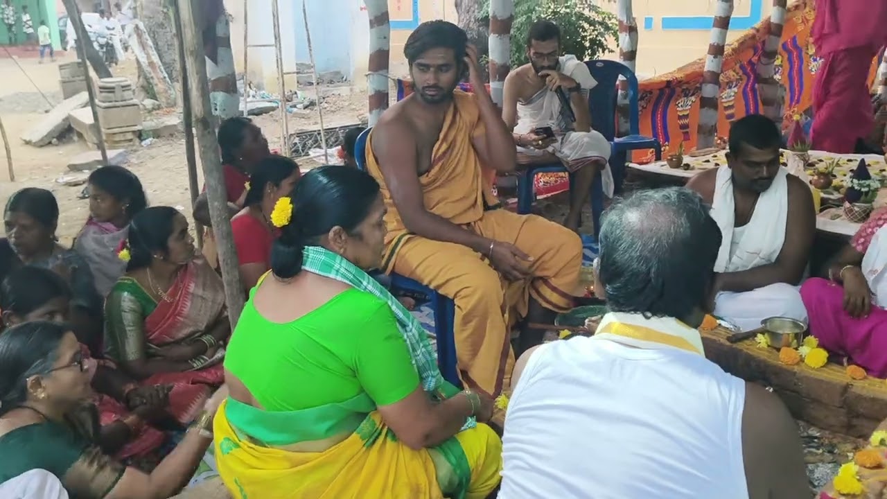 నారాయణ పల్లి శివాంజనేయ శ్రీకృష్ణ భగవాన్ విగ్రహ ప్రతిష్ట మహోత్సవం. 4వ రోజు హోమం 