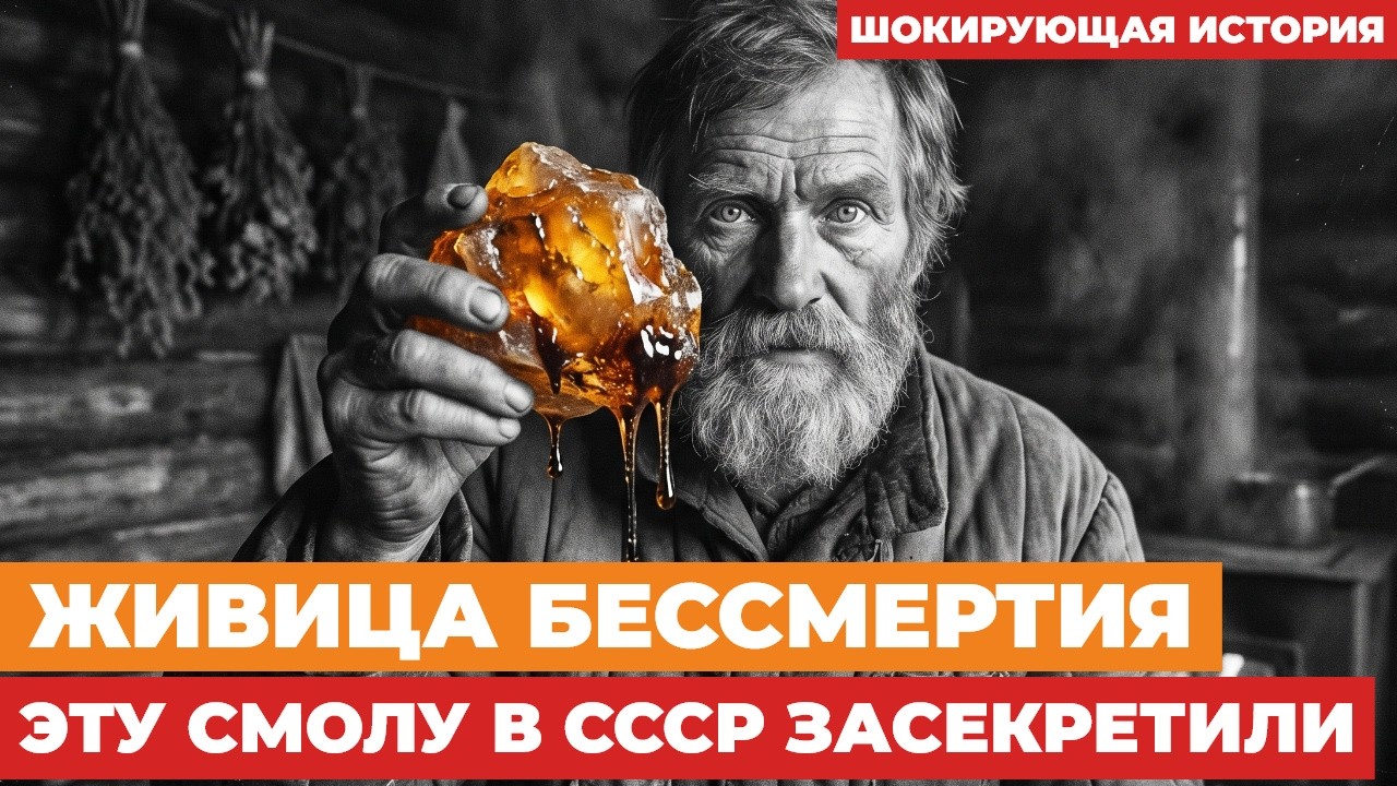 ЖИВИЦА БЕССМЕРТИЯ: Старец из тайги ел смолу одного дерева в 150 лет у него не было ни одной болезни