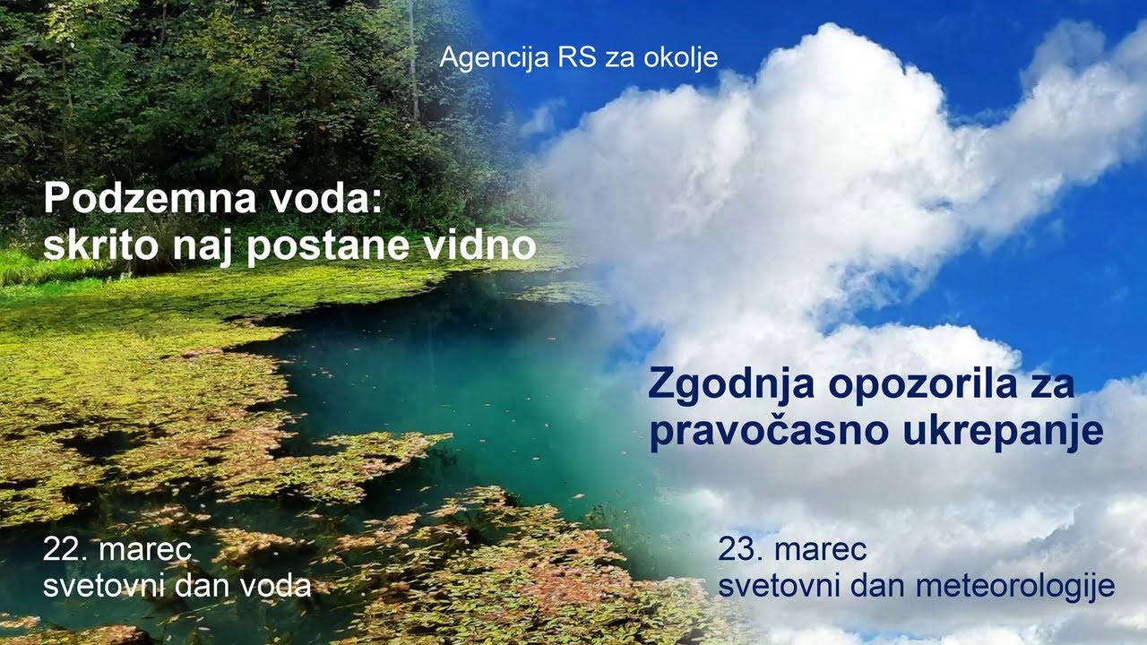 Svetovni dan voda in svetovni dan meteorologije 2022