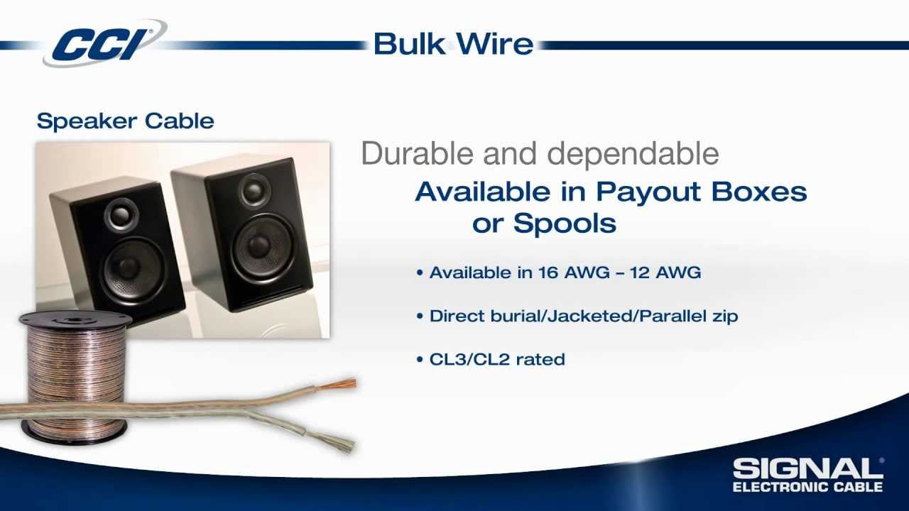 CCI Bulk Wire