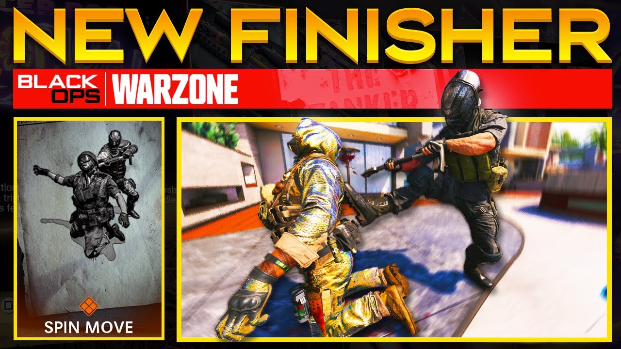 NEW SPIN MOVE FINISHER MOVE | SPIN MOVE EXECUTION in COLD WAR and WARZONE (THE TANKER BUNDLE)