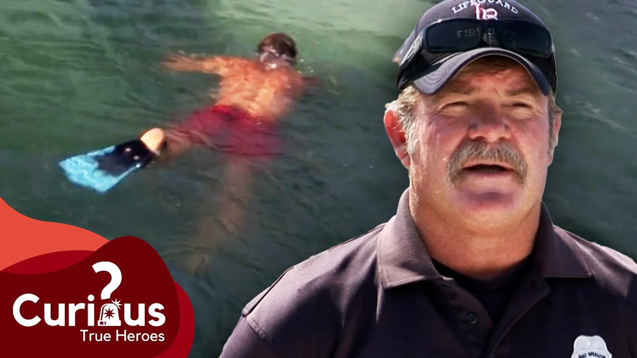 ARE THERE PEOPLE IN THE WATER?! 😳 | Long Beach lifeguard rescue