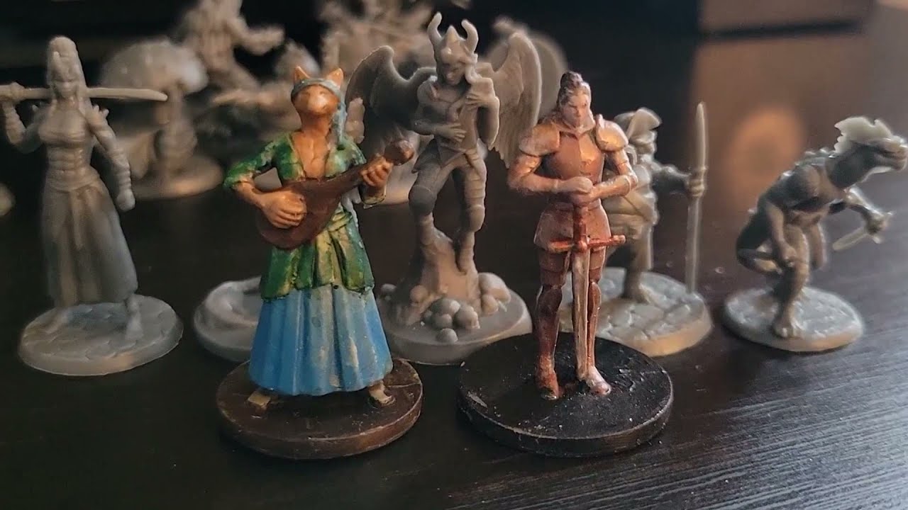 Wildspire minis Monsters of Sol'an boxed set, unboxing review and comparison