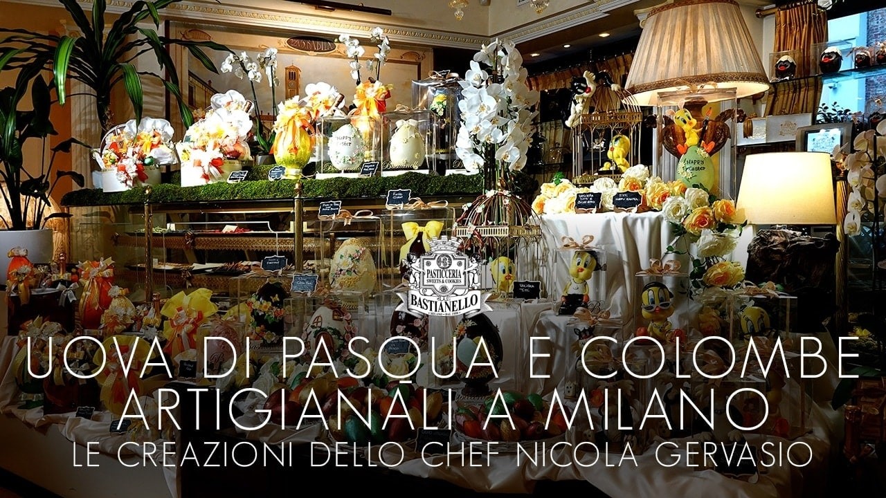 Uova di Pasqua Colombe Artigianali Milano Pasticceria Cioccolateria Bastianello Chef Nicola Gervasio