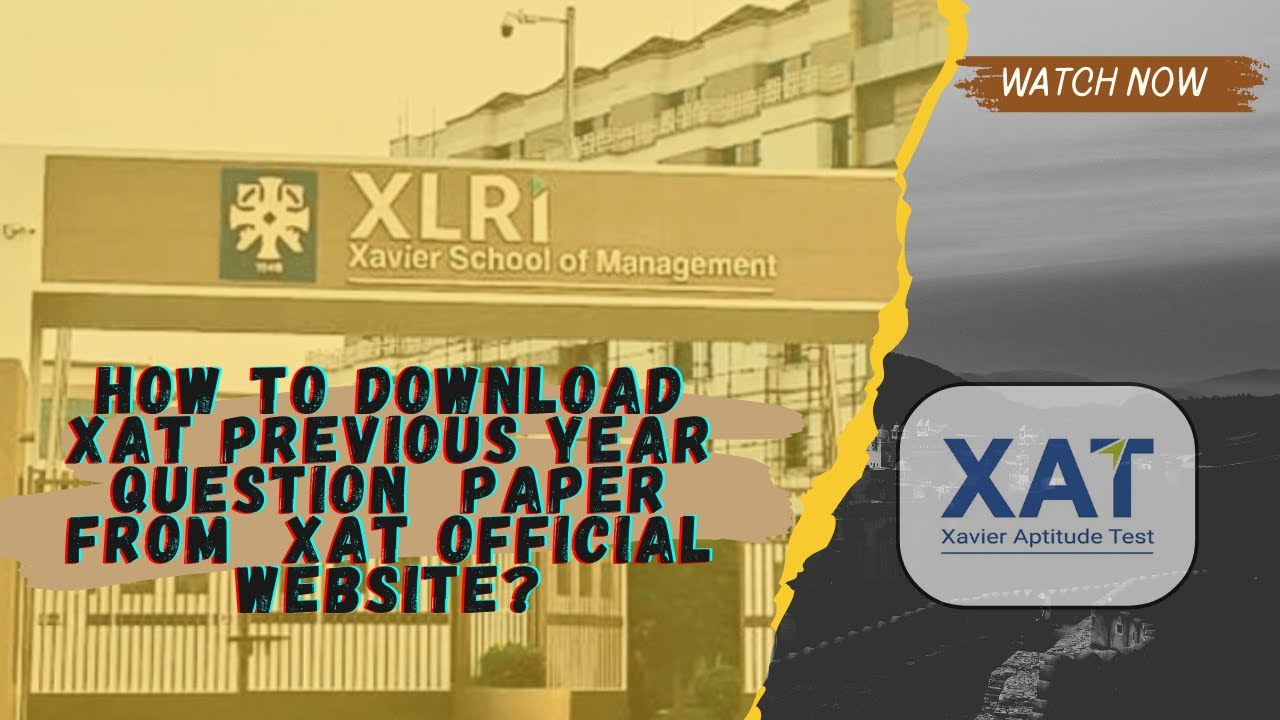 How to Download XAT Previous Year Question Papers from XAT OFFICIAL Website ABSOLUTELY FREE? #xat