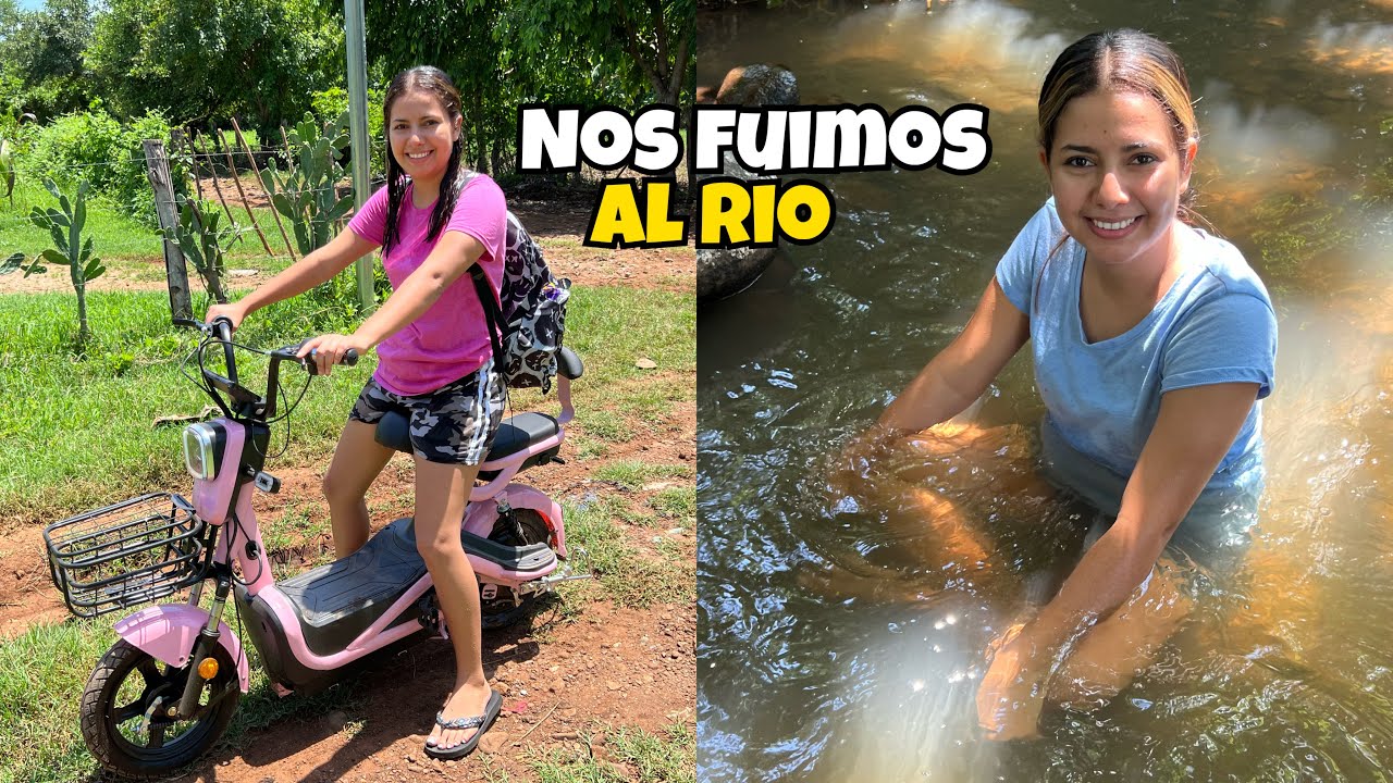 NOS FUIMOS EN LA MOTO PARA EL RÍO con MI ESPOSO