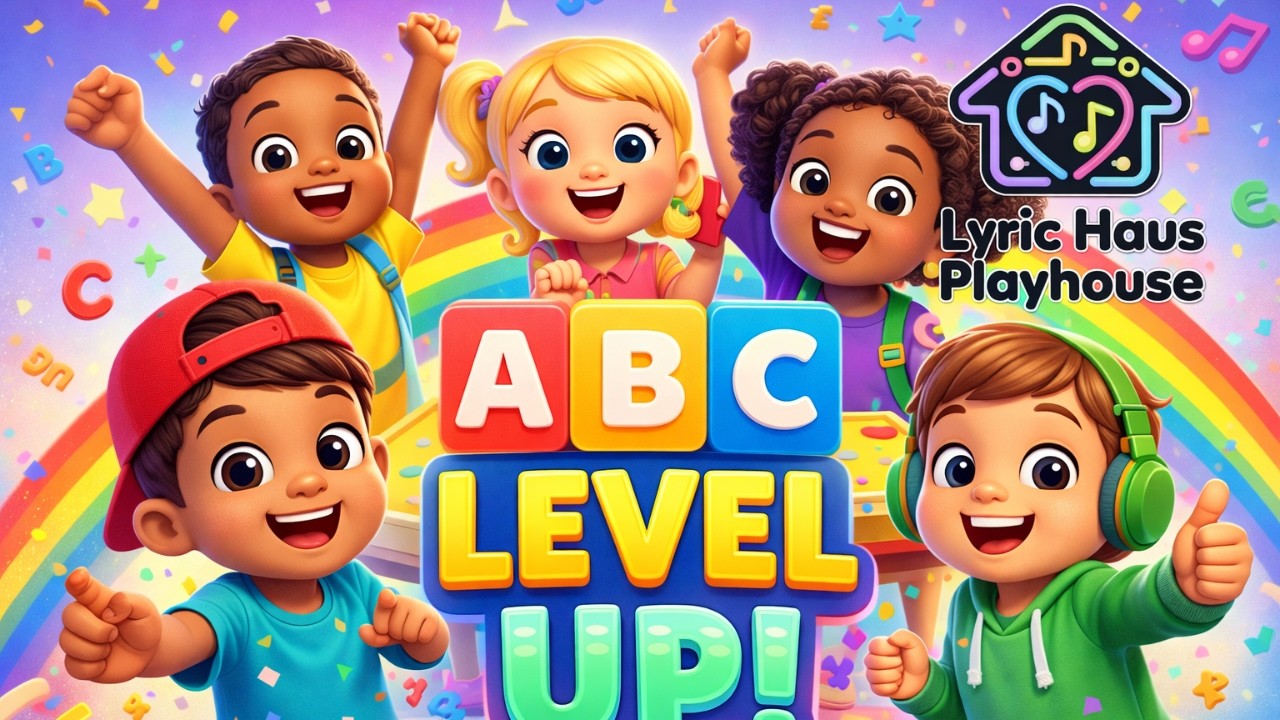ABC Level Up! | Fun Hip Hop ABC Song for Kids | Learn Letters, Words & Reading  Lyric Haus Playhouse
