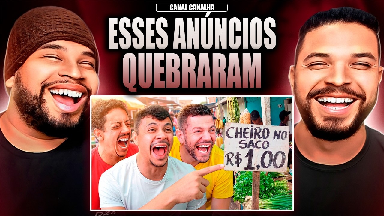 ANÚNCIOS ERRADOS FIZERAM A GENTE CHORAR DE RIR 🤣 | Canal Canalha