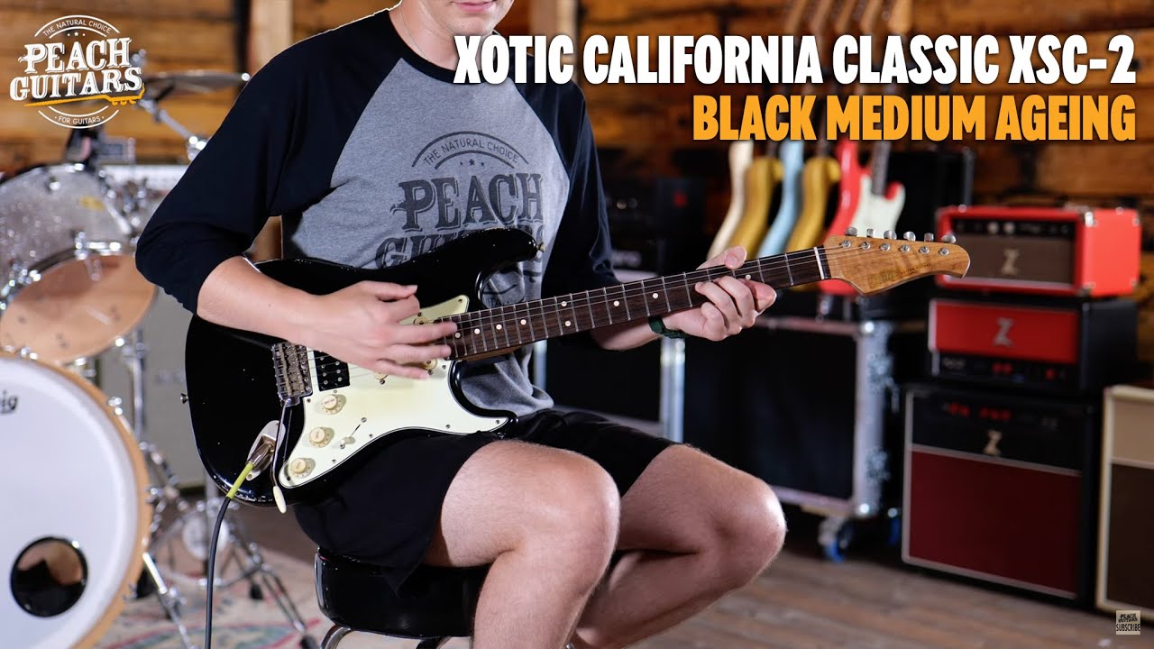 No Talking...Just Tones | Xotic California Classic XSC-2 Black Medium Ageing