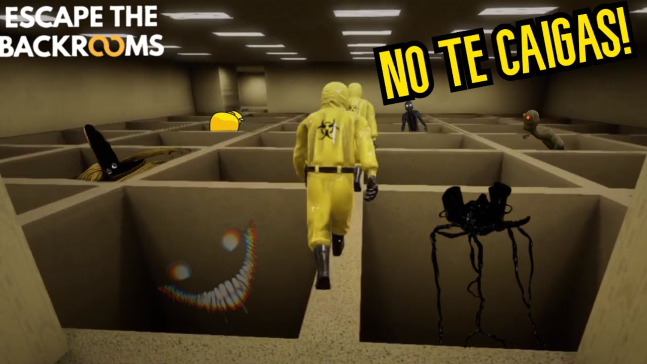 NUEVOS BACKROOMS! ☢️ MOMENTOS DIVERTIDOS en ESCAPE THE BACKROOMS