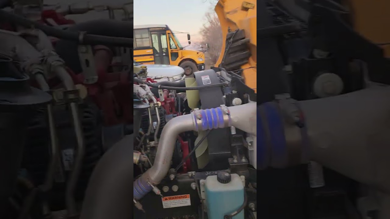 Thomas C2 school bus full pretrip inspection hydraulic breaks