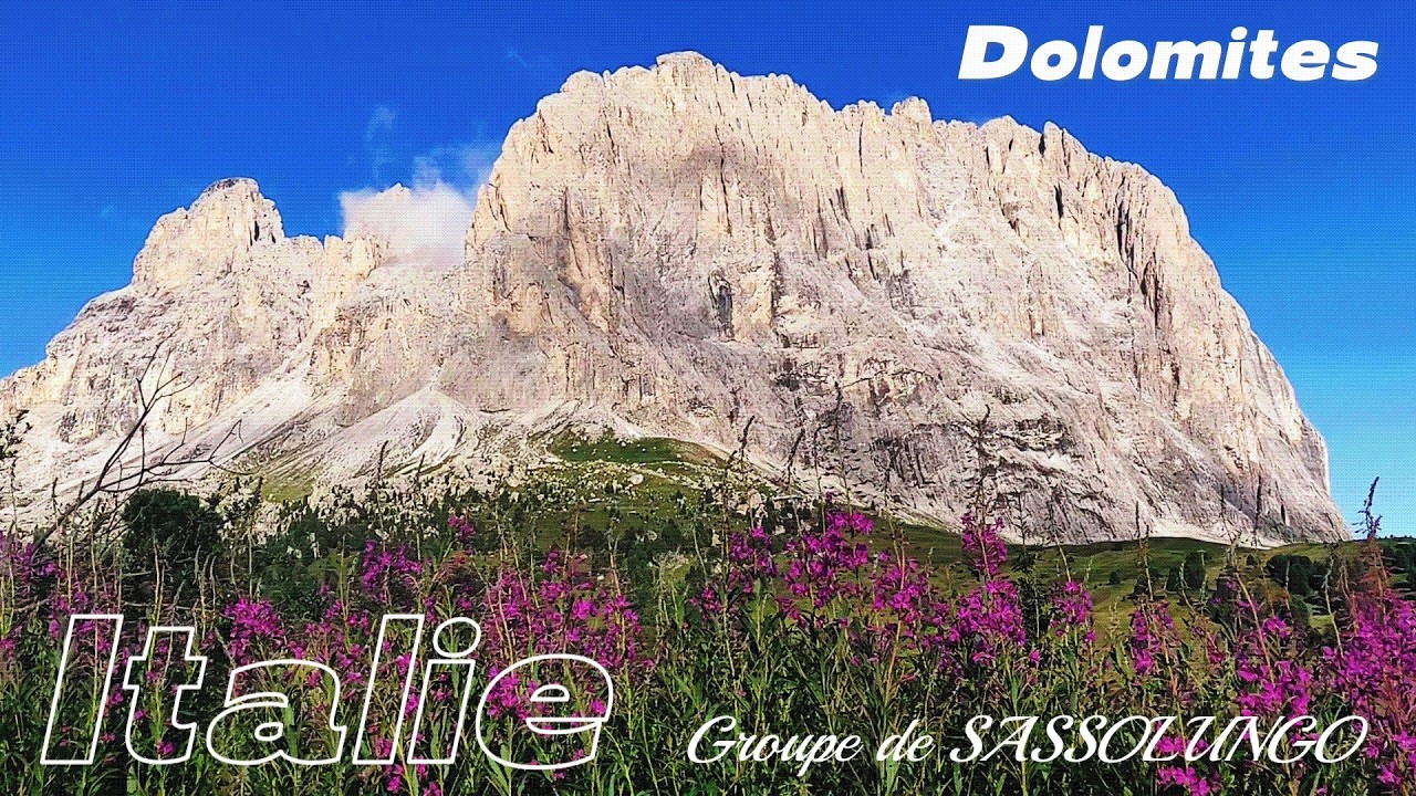 Groupe de SASSOLUNGO - Dolomites,  ITALiE du Nord