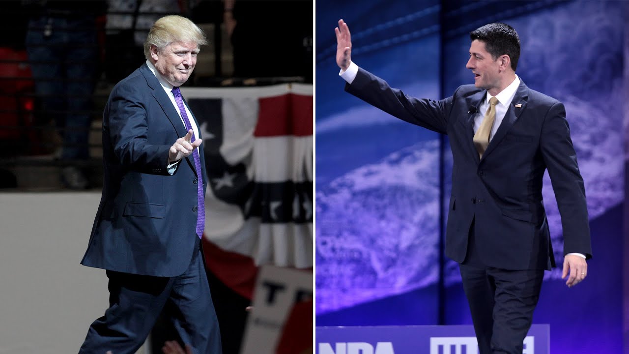 Trump, Ryan try to unify the Republican Party while Clinton fights a two-front campaign.