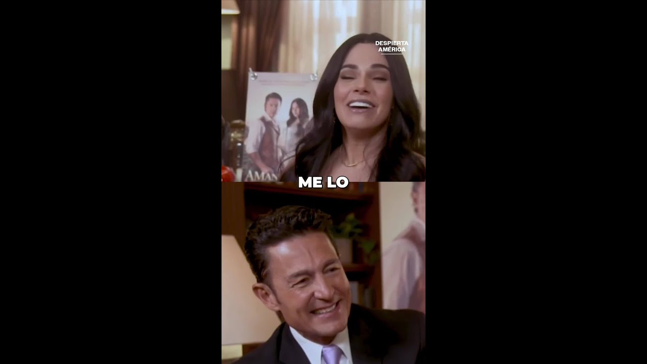 Livia Brito sonroja a Fernando Colunga al contar c&oacute;mo fue su primer escena juntos