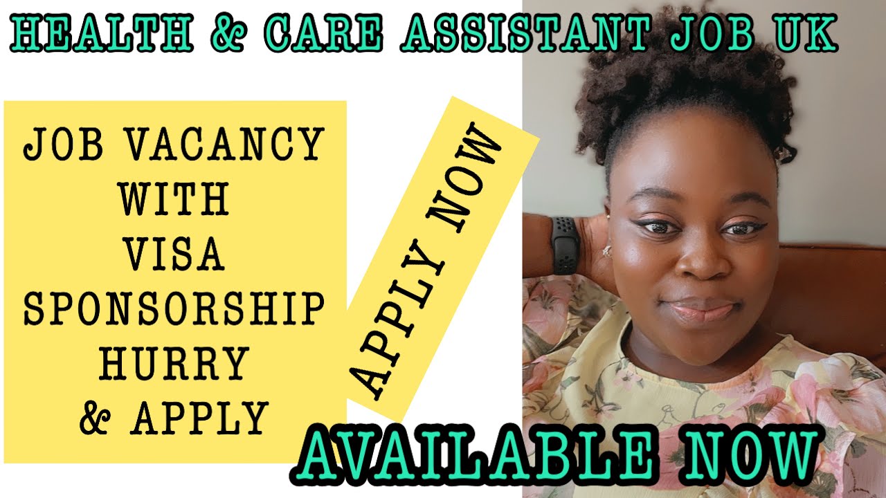 ANOTHER UK HEALTH & CARE ASSISTANT JOB OFFER WITH SPONSORSHIP | APPLY NOW