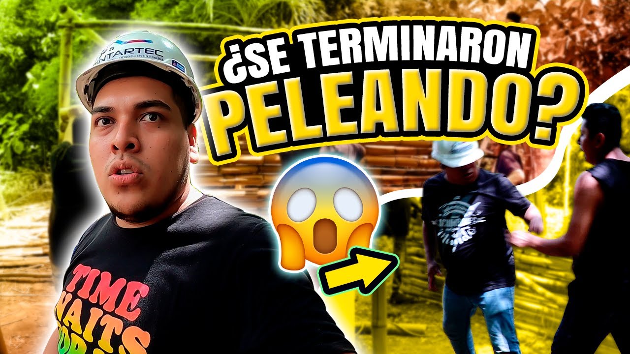 ARMANDO la CASA de BAMBÚ 🛠 *¿terminó mal?* 👊🏻