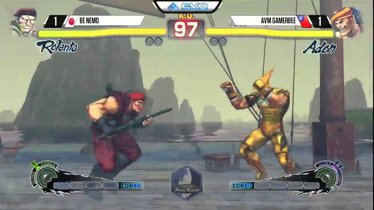Немо (Роленто) против Геймерби (Адон) - EVO 2015 USF4 - Топ-8 проигравших