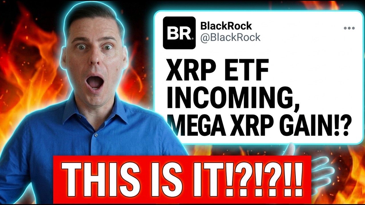 БЕЗУМНАЯ БОМБА О СПОТОВОМ XRP ETF ОТ BLACKROCK!!! (КРУПНЫЙ РОСТ XRP?!?!?!)