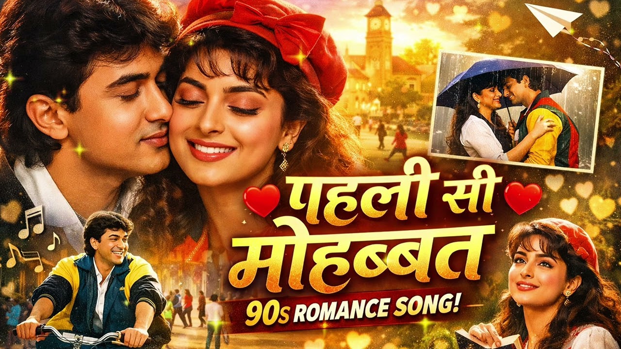 पहली सी मोहब्बत ❤️ | 90s Bollywood Romantic Song | Pehla Nasha Vibes | AI Love Song