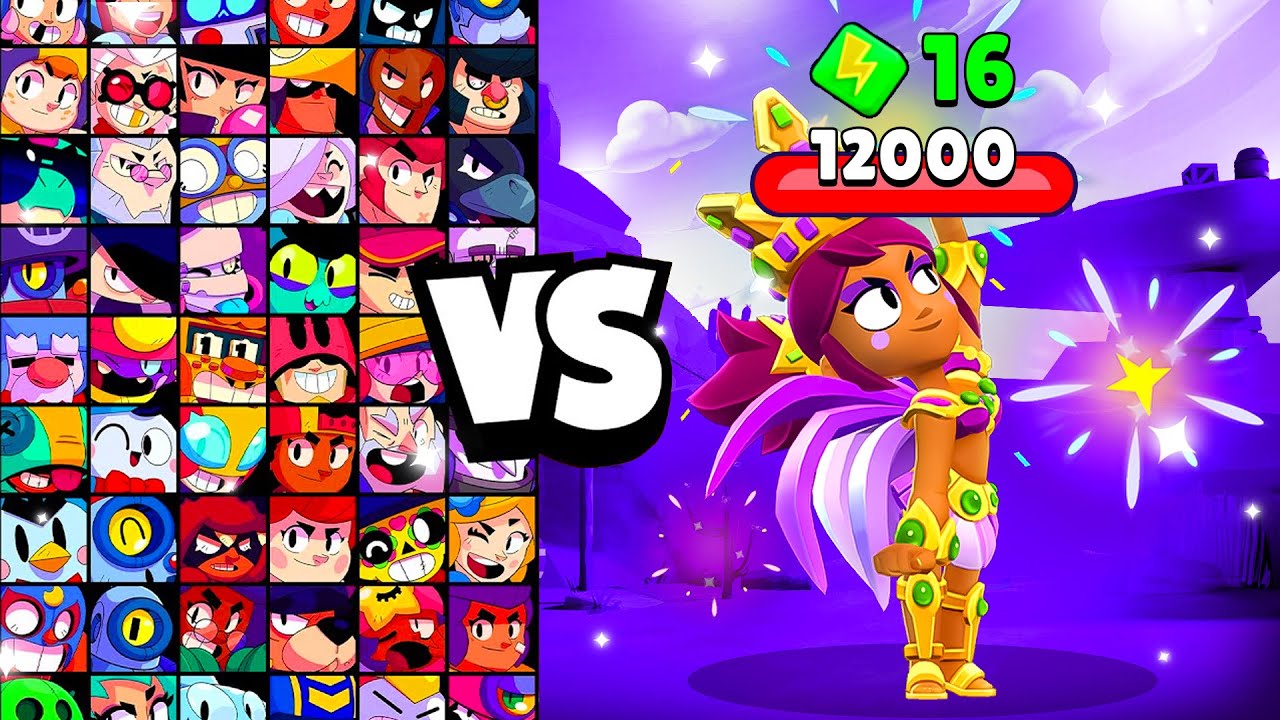Мэнди Карнавал против всех бойцов! С 16 бонусами! | Brawl Stars