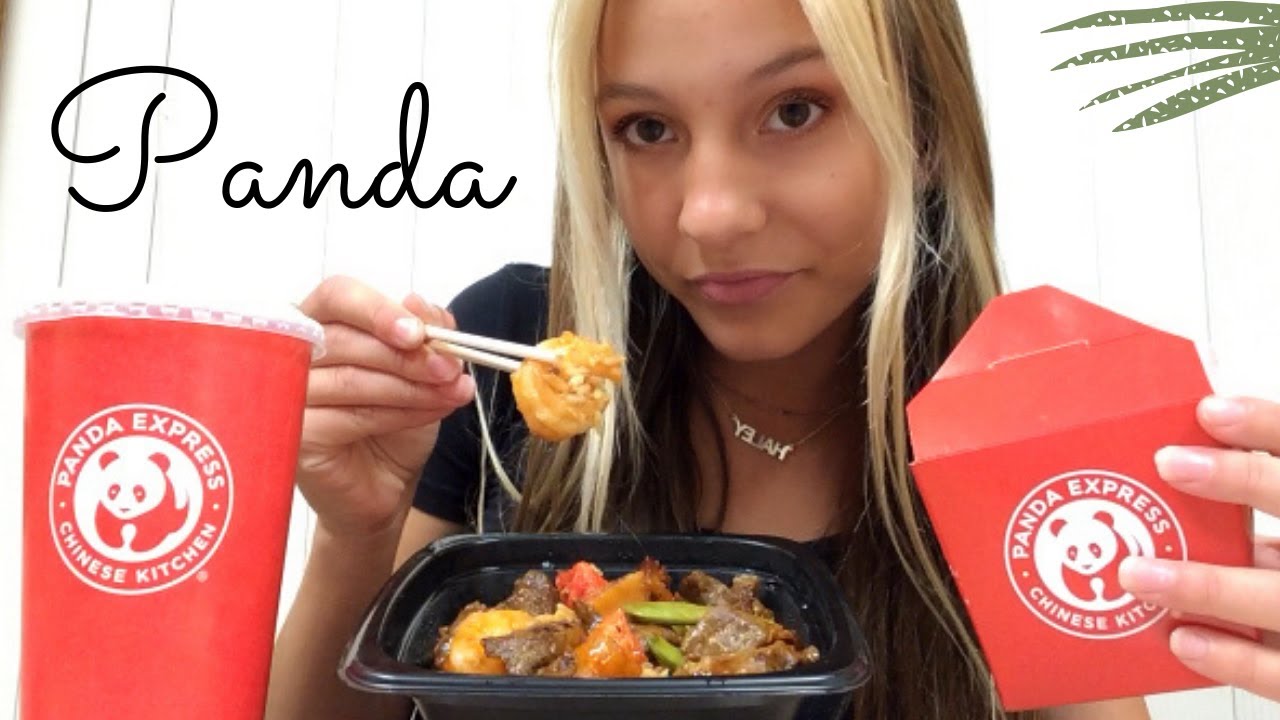 ASMR PANDA EXPRESS EATING SOUNDS