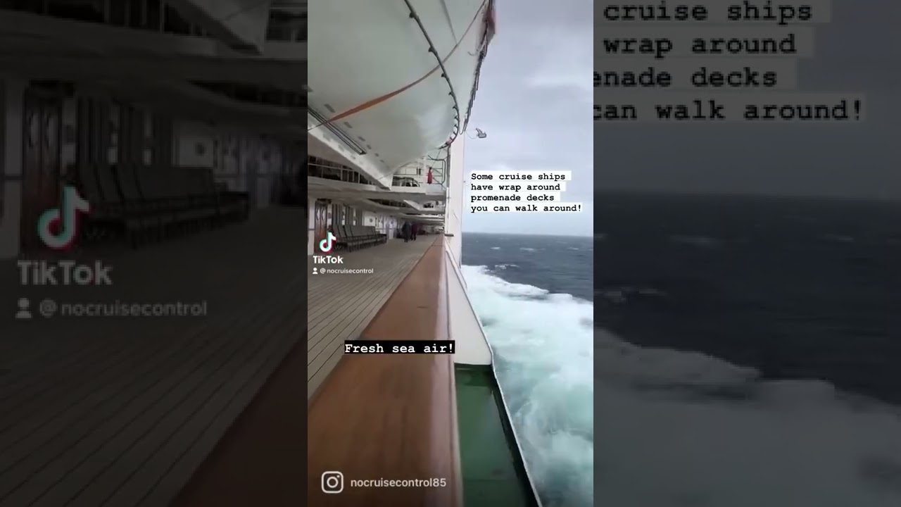 Walking around the Promenade deck! #cruiseship #cruising  #cruise #cruisevlogger #promenadedeck