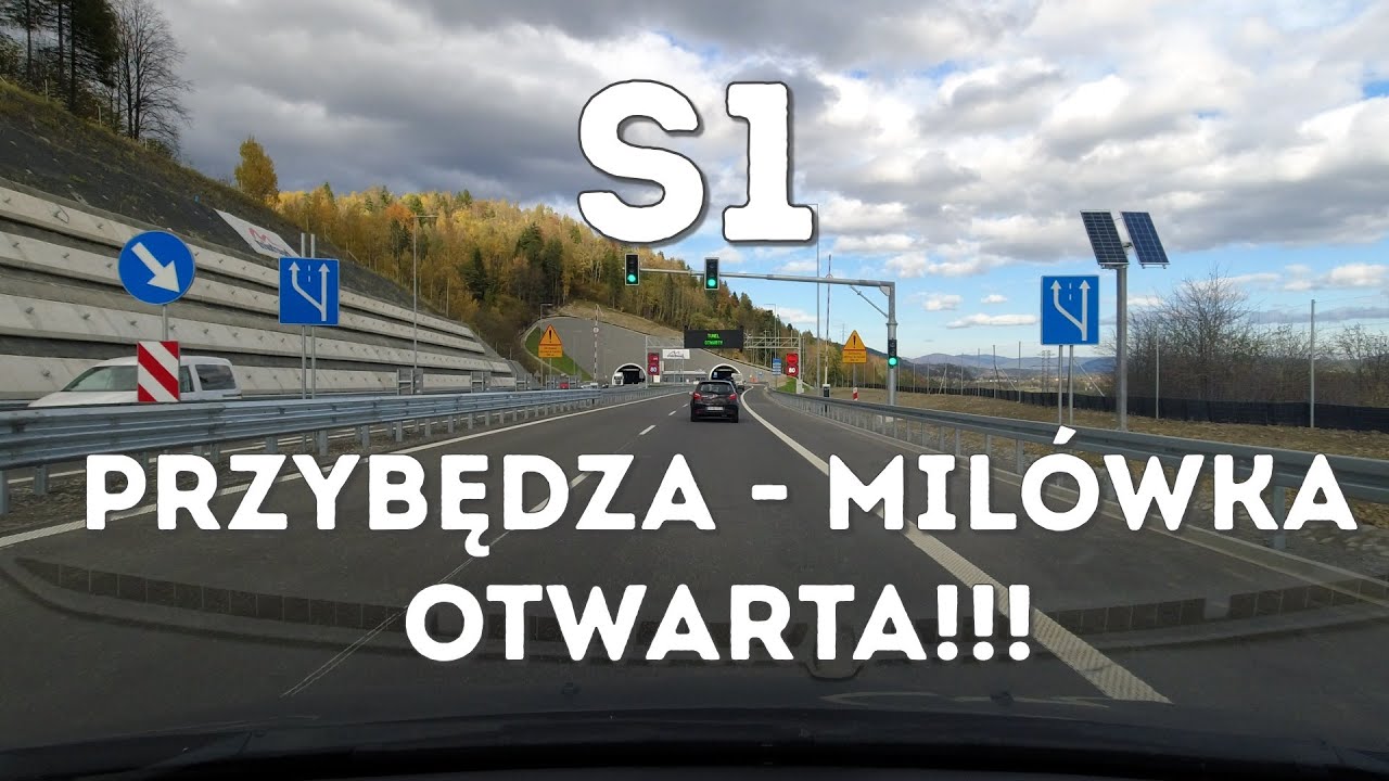 Otwarcie drogi ekspresowej S1 Przybędza - Milówka - Przybędza w 4K! [CAŁY PRZEJAZD]