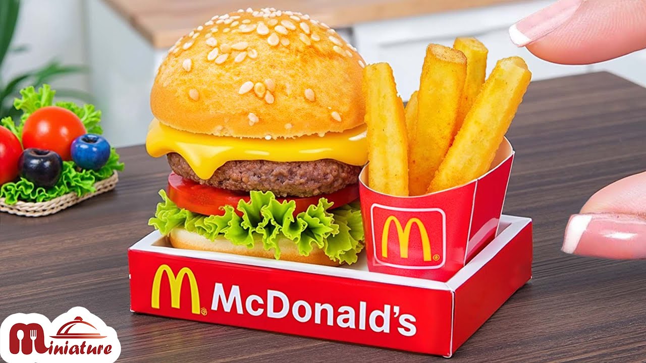 🍔 So Juicy Mini McDonald’s Big Mac Recipe | ASMR Cooking Mini Food